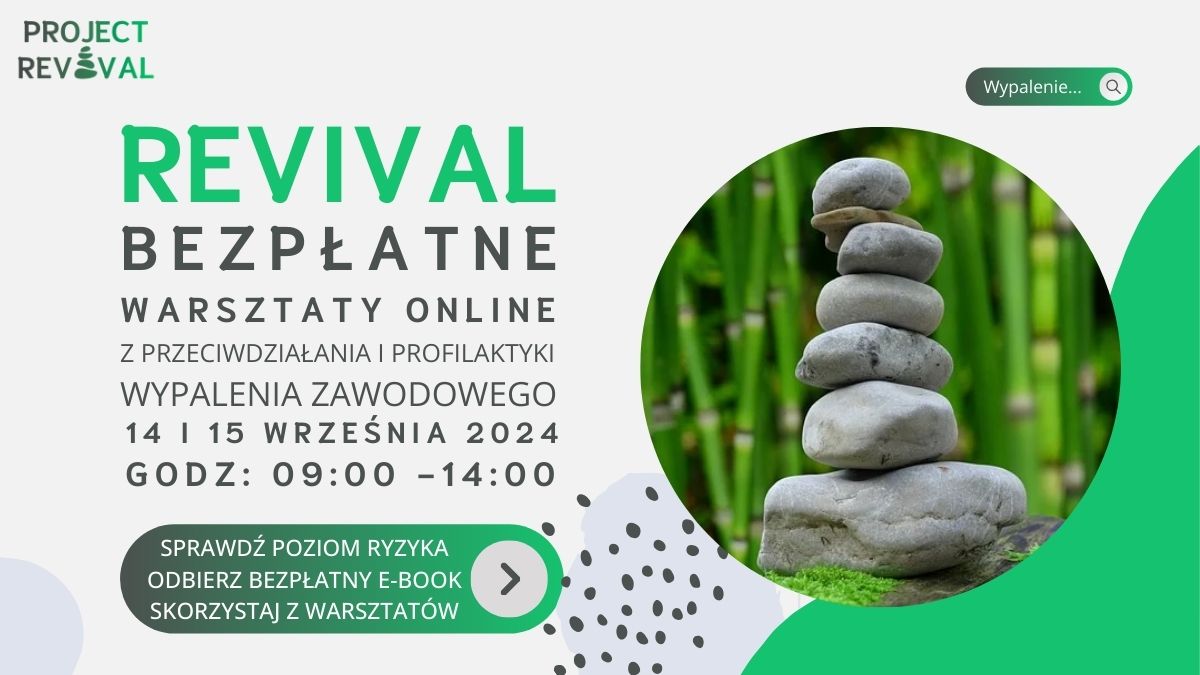 Project Revival Warsztaty z profilaktyki i przeciwdziałania wypaleniu zawodowemu