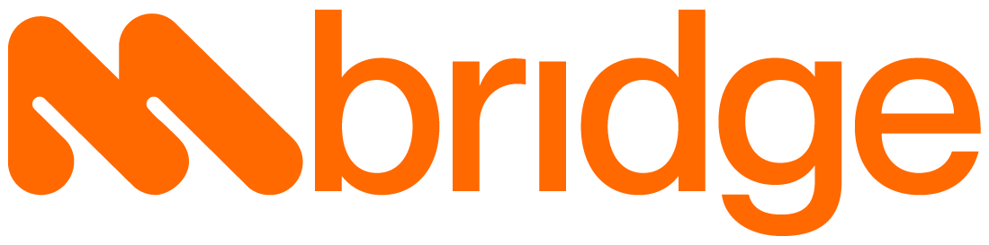 mbridge logo orange